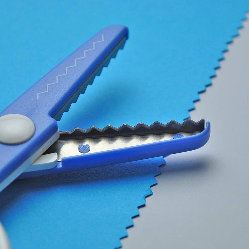 CANARY Kids Craft Scissors for Age 4-8, Extra Safe Decorative Edge Blade [ZIG-ZAG], Paper Craft Scissors for Preschool and Elementary School Child, Made in JAPAN - Image 5